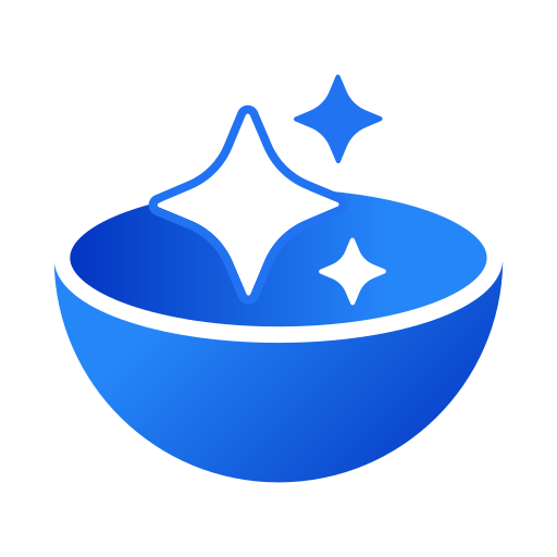 Official blue Kibora bowl app icon on a white background.