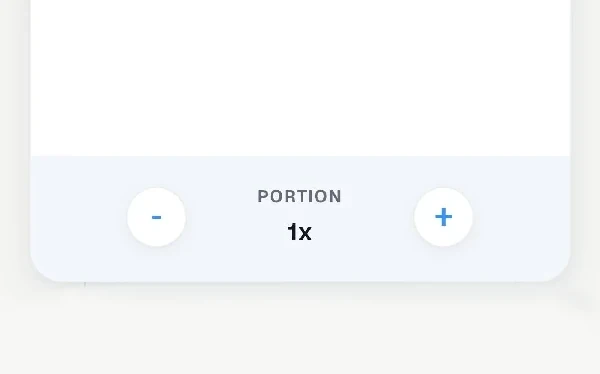 Exact portion control