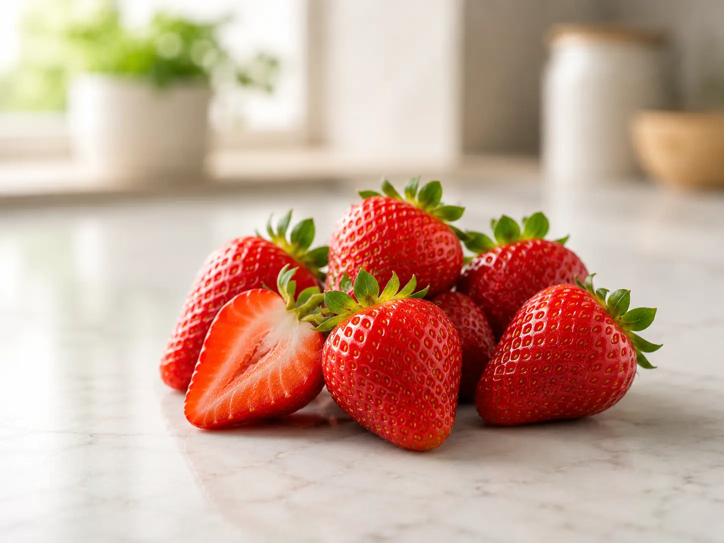 Fresh ripe strawberries